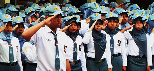 foto pelajar SMA di Indonesia