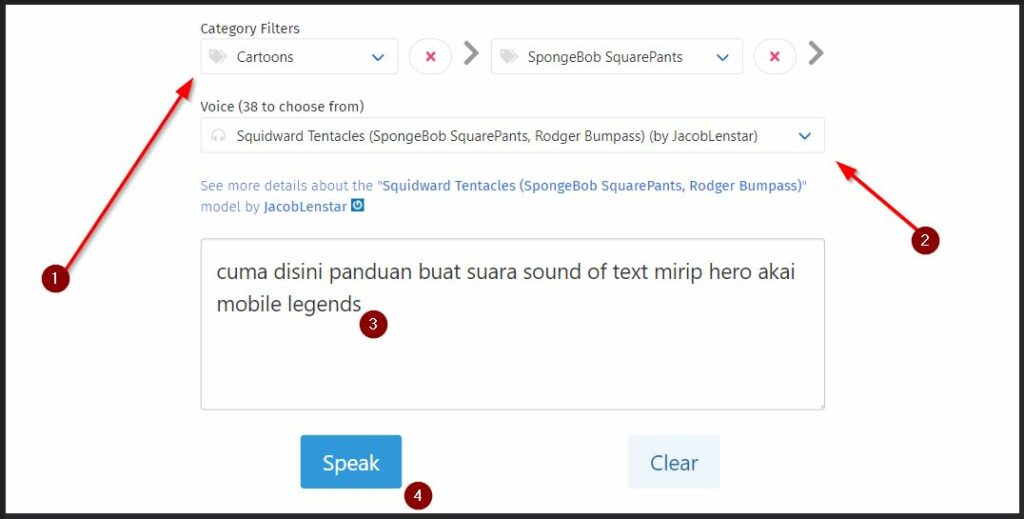 Pilih Sound Of Text Spongebob Bahasa Indonesia