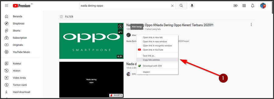 Salin Link Video Nada Dering Oppo Terbaru Dari Youtube