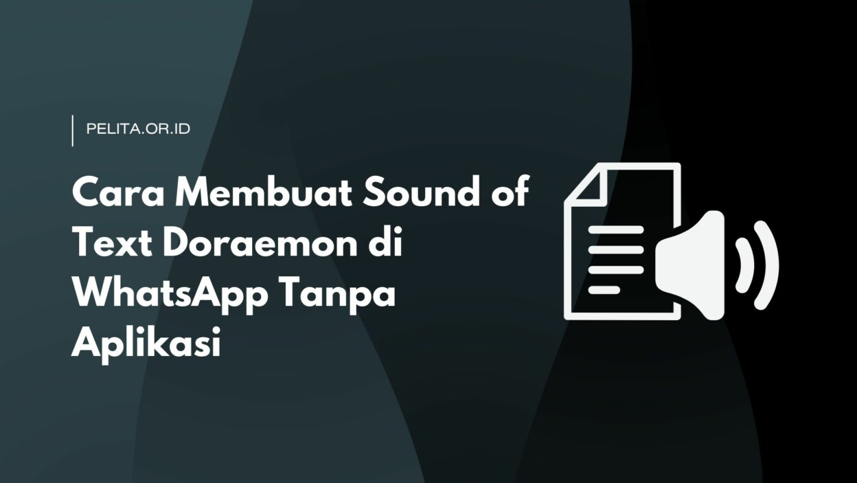 Cover Sound Of Text Doraemon Di Wa Tanpa Aplikasi