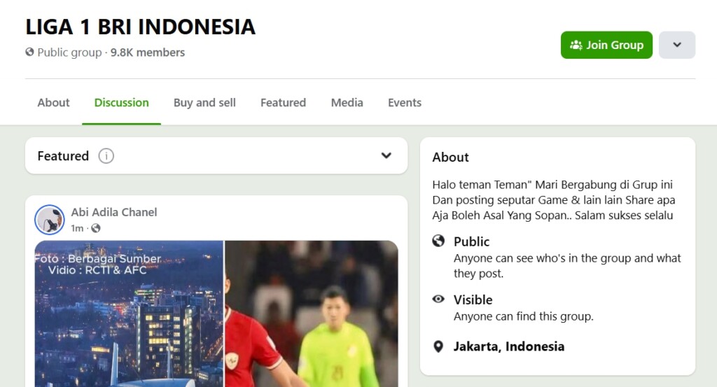 Grup Fans Dan Komunitas Bri Liga 1