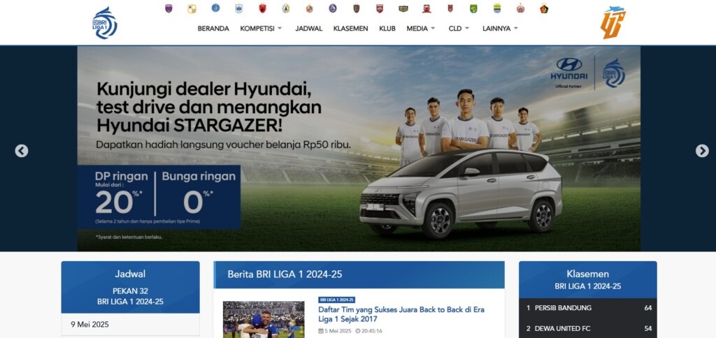 Website Resmi Liga 1